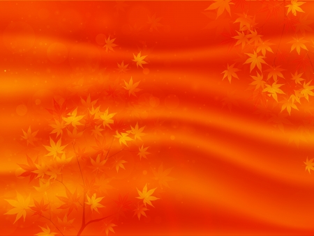 Maple autumn leaves backgroundのイラスト素材