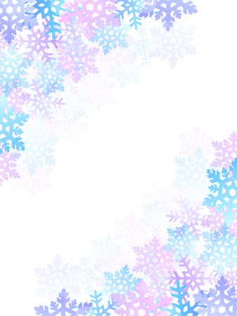 Christmas snow backgroundのイラスト素材