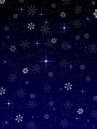 Christmas snow backgroundのイラスト素材