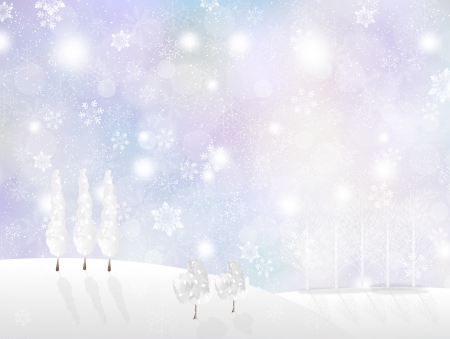 Christmas snow backgroundのイラスト素材