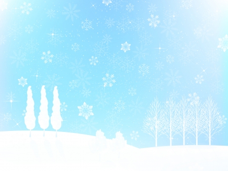 Christmas snow backgroundのイラスト素材