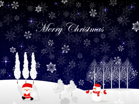 Christmas snow backgroundのイラスト素材