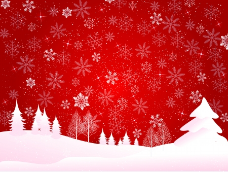 Christmas snow backgroundのイラスト素材