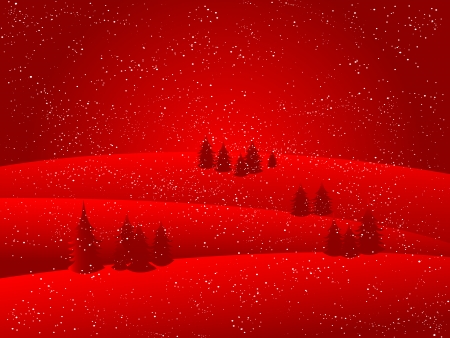 Christmas snow backgroundのイラスト素材