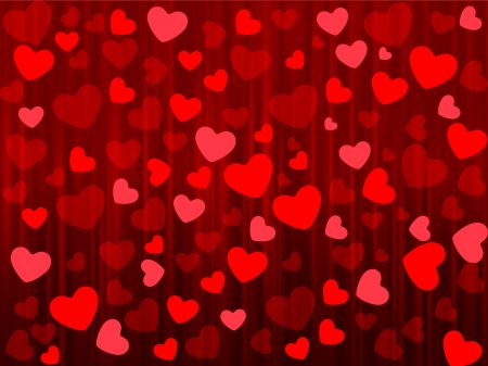 Heart Valentine backgroundのイラスト素材