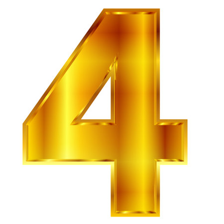  4 digit numberのイラスト素材