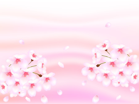 Cherry backgroundのイラスト素材