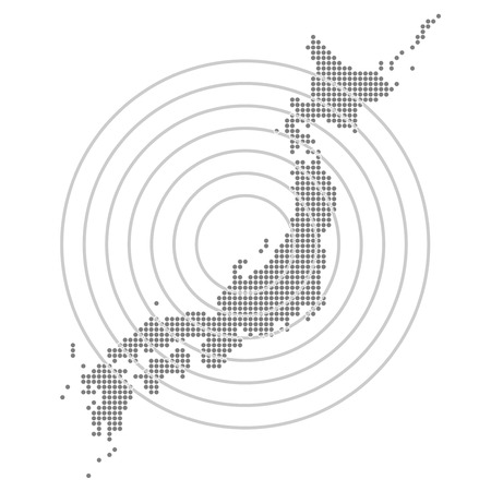 Japan map Japan mapのイラスト素材