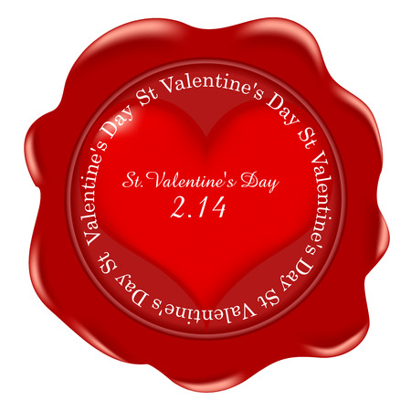 Valentine Heart medalのイラスト素材