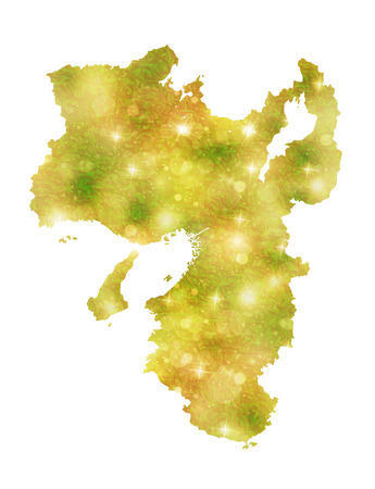 Kinki map backgroundのイラスト素材