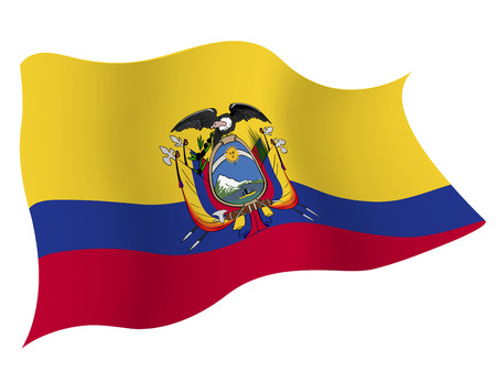 EcuadorãCountry flagのイラスト素材