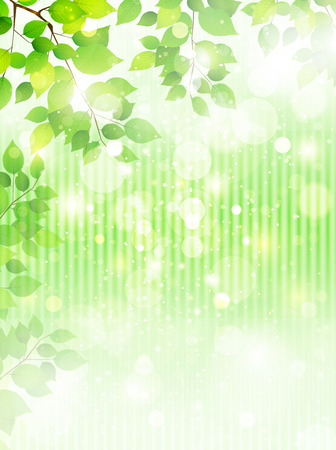 Leaf sky landscapeのイラスト素材