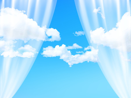 Sky clouds landscapeのイラスト素材