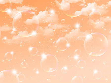 Sky clouds landscapeのイラスト素材