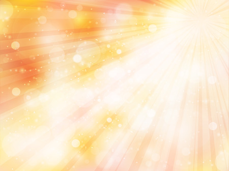 Light autumn landscapeのイラスト素材