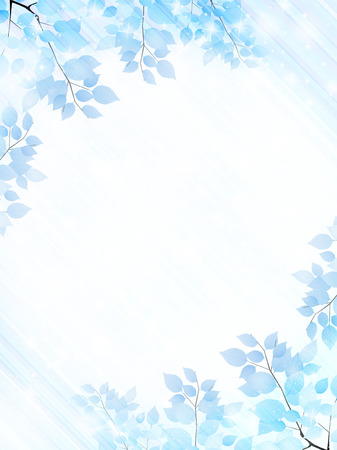 Empty leaf backgroundのイラスト素材