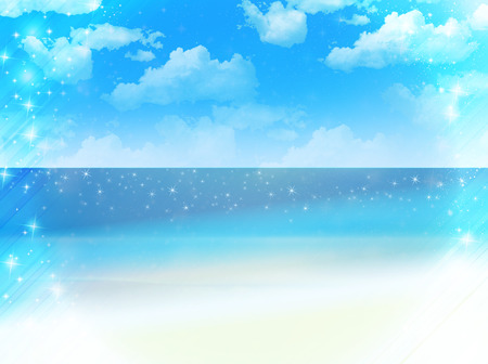  Sea sky landscapeのイラスト素材