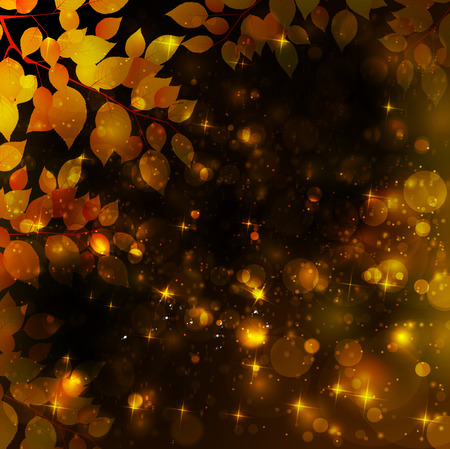  Maple autumn leaves backgroundのイラスト素材