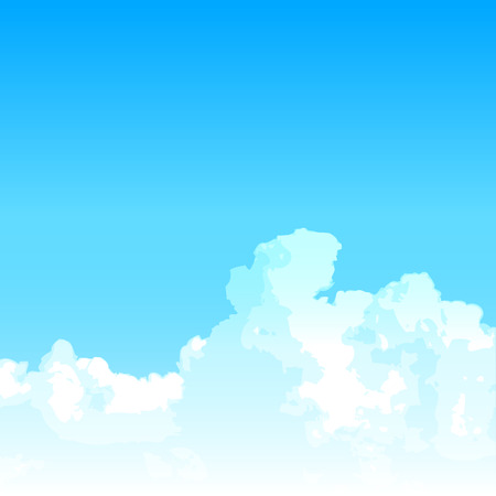 Sky clouds landscapeのイラスト素材