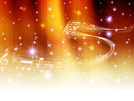 Music note backgroundのイラスト素材