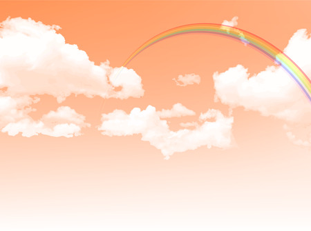 Autumn sky backgroundのイラスト素材