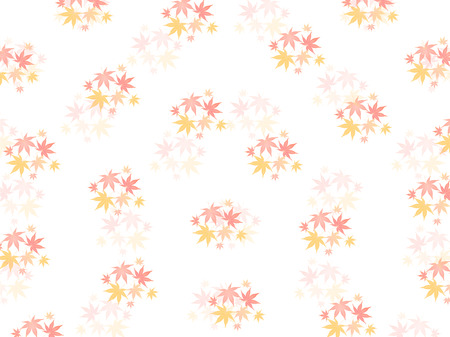  Maple autumn leaves backgroundのイラスト素材