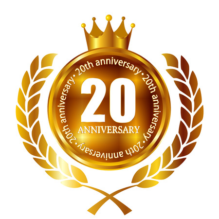 Crown medal frameのイラスト素材