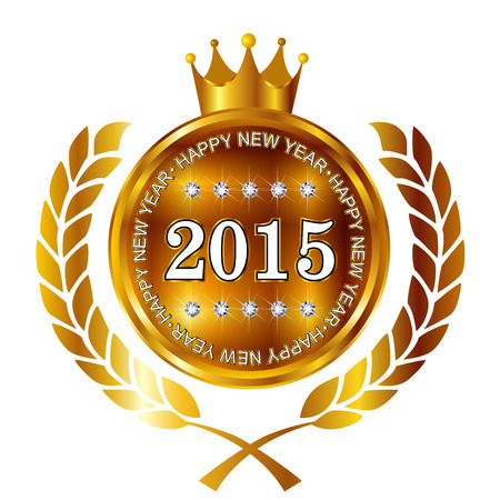 2015 medal frameのイラスト素材