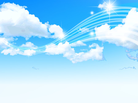  Sky light backgroundのイラスト素材