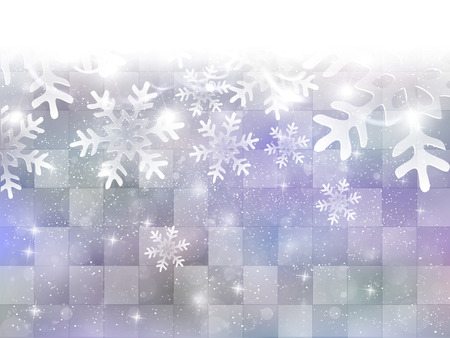 Christmas snow backgroundのイラスト素材