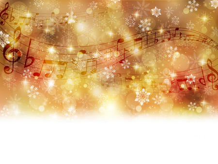 Note snow backgroundのイラスト素材