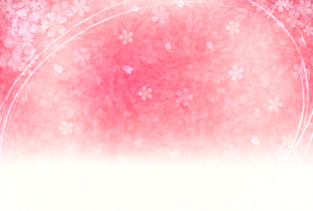 Cherry greeting cards backgroundのイラスト素材