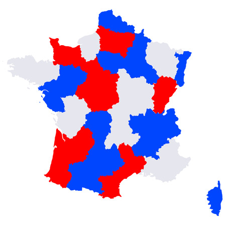 France map countriesのイラスト素材
