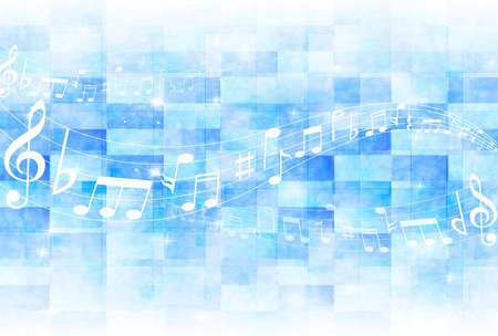 Onpu score backgroundのイラスト素材