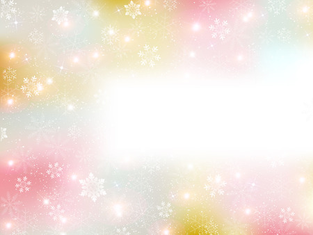 Snow Christmas backgroundのイラスト素材