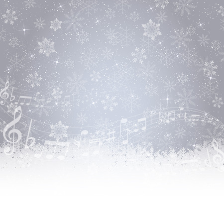 Note snow backgroundのイラスト素材