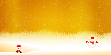 Snow Christmas backgroundのイラスト素材