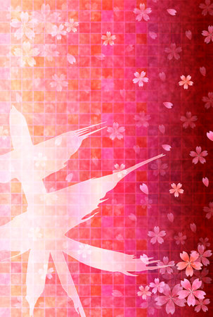 Sheep background greeting cardsのイラスト素材