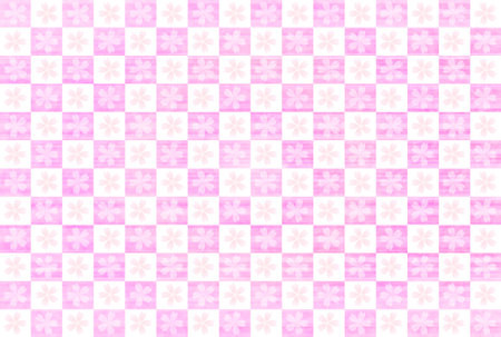 Cherry background paperのイラスト素材