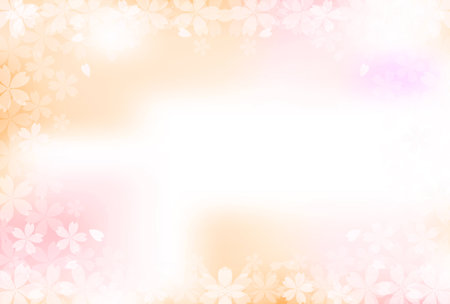 Cherry Japanese paper backgroundのイラスト素材