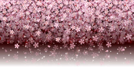 Cherry blossom backgroundのイラスト素材