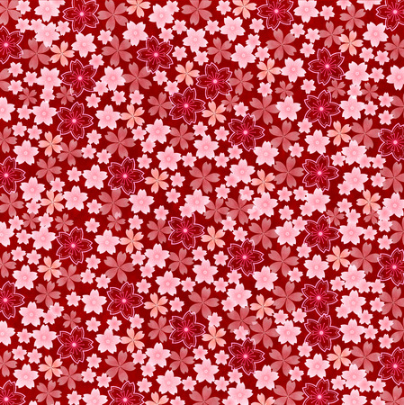 Cherry blossom backgroundのイラスト素材