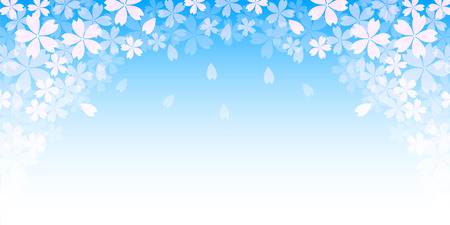 Cherry blossom backgroundのイラスト素材