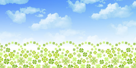 Leaf fresh green backgroundのイラスト素材