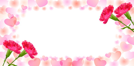 Carnation Mother \ &#39;s Day backgroundのイラスト素材