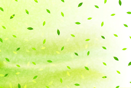 Leaf fresh green backgroundのイラスト素材