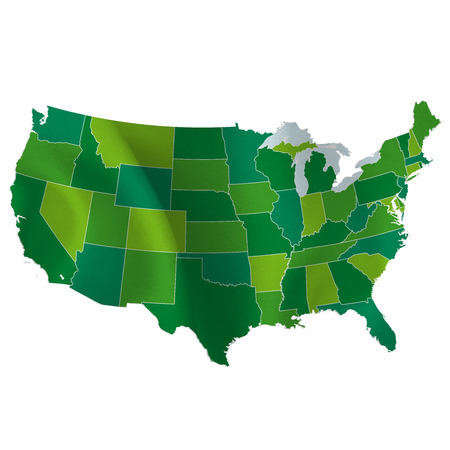 America map countriesのイラスト素材