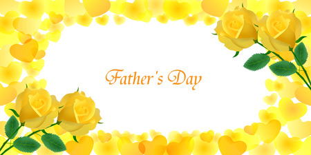 Rose Father \ &#39;s Day backgroundのイラスト素材