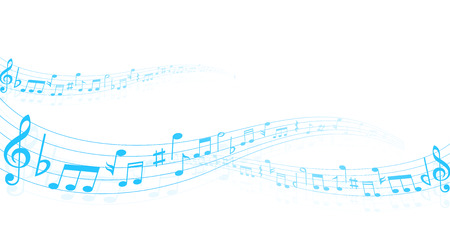 Note music backgroundのイラスト素材