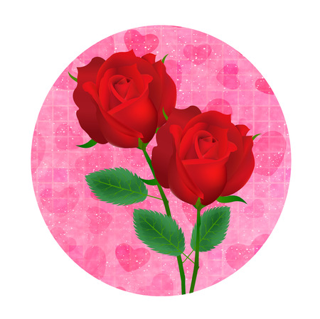 Rose flower iconのイラスト素材